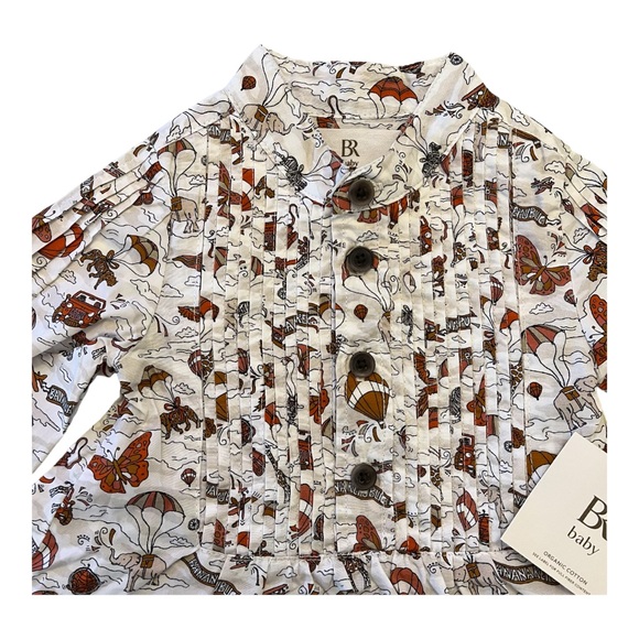 NWT Banana Republic Baby Top & Bloomer Set 0-3MO - Picture 4 of 11